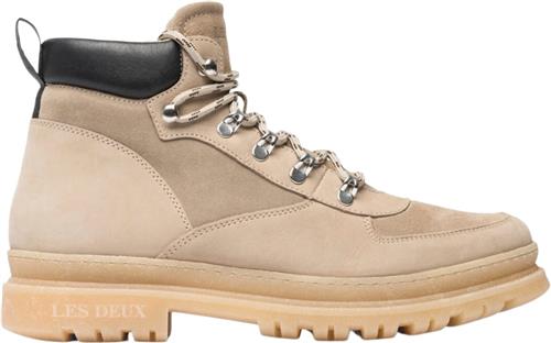 Les Deux Tyler Mid Desert Boot Mand Beige Snørestøvler Str 41 - Læder hos Magasin