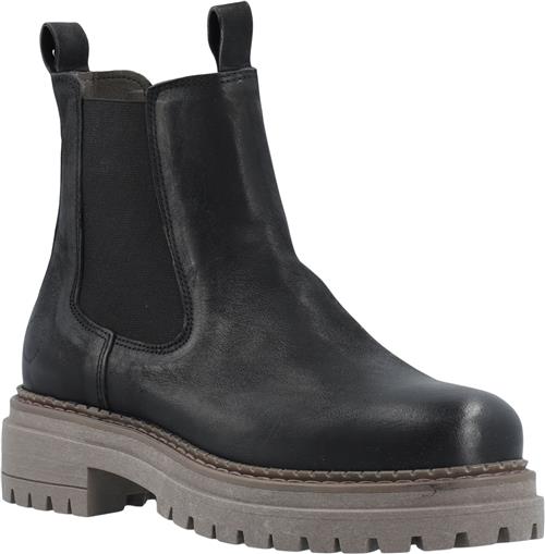 Cashott Cashannah Chelsea Boot Vegetable Tanned Oily Nubuck Kvinde Black Chelsea Boots Str 41 - Læder hos Magasin