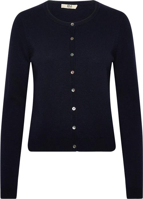 Se RM by Rosemunde Rmwsofia Wool LS Cardigan Kvinde Navy Cardigans Str XL - hos Magasin ved Magasin