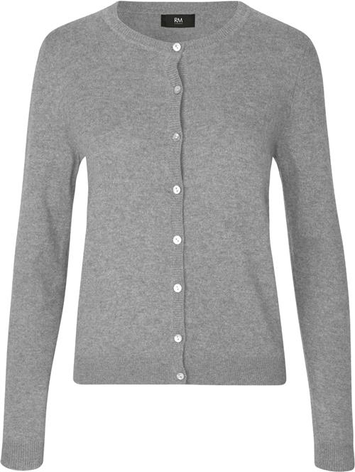 Se RM by Rosemunde Rmwsofia Wool LS Cardigan Kvinde Grå Cardigans Str L - hos Magasin ved Magasin