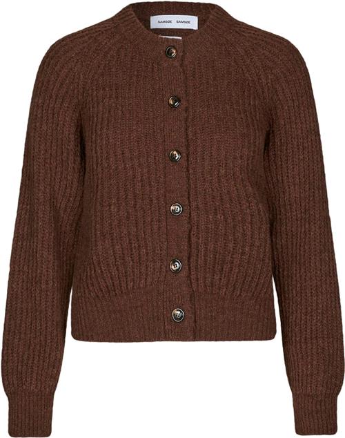 Se Samsøe Samsøe Salayla Cardigan 15009 Kvinde Cappuccino Cardigans Str XS - hos Magasin ved Magasin