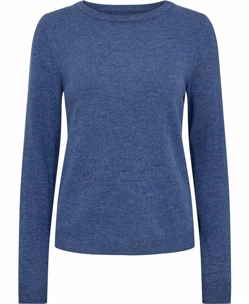 Magasin du Nord Collection Magasin Myrna 1 RWS Strik Lambswool Kvinde Blue Copenhagen Melange Sweaters Str XL Uld