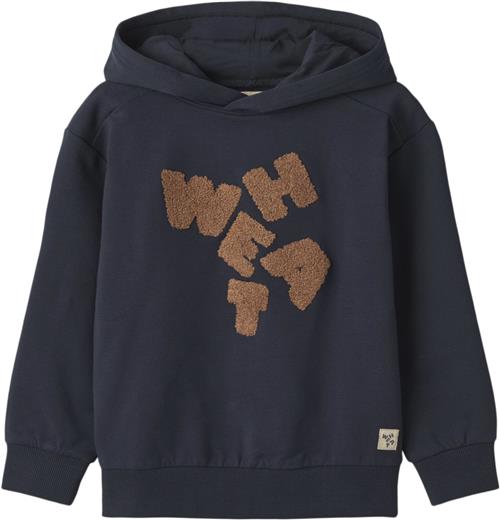 Wheat Sweatshirt Rumvaskebjørn Str 4 år / 104 cm - Blå Sweatshirts Bomuld hos Magasin