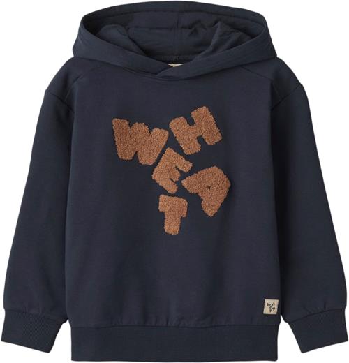 Wheat Sweatshirt Rumvaskebjørn Str 122/7y - Blå Sweatshirts Bomuld hos Magasin