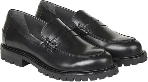 ANGULUS Klassisk Loafer Mand 1857 Black Loafers Str 44 - hos Magasin