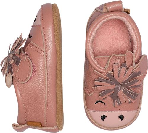 Se Melton Horse Leather Slippers Ash Rose Hjemmesko Str 23/24 - Læder hos Magasin ved Magasin