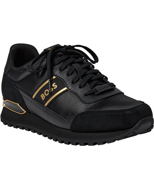 BOSS Parkourl_Runn_Rsmx Mand Black Sneakers Str 46 - hos Magasin