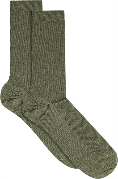 mpWoman Fine Wool rib Socks Ankelstrømper Str 40/42 - hos Magasin