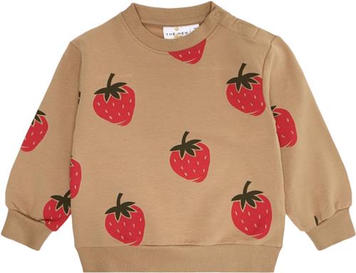 The New Tnslagora Sweatshirt Str 80 cm - Tannin Big Strawb Sweatshirts Bomuld hos Magasin