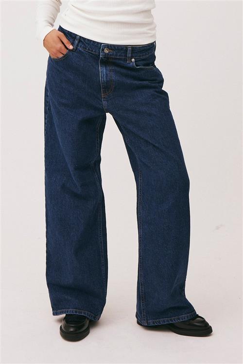 Magasin du Nord Collection Magasin Cleo M123 Wide Kvinde Medium Blue Wide Jeans Str S Bomuld