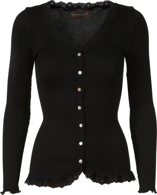 Se Rosemunde Cardigan m. Blonde Kvinde Sort Cardigans Str S - Bomuld hos Magasin ved Magasin