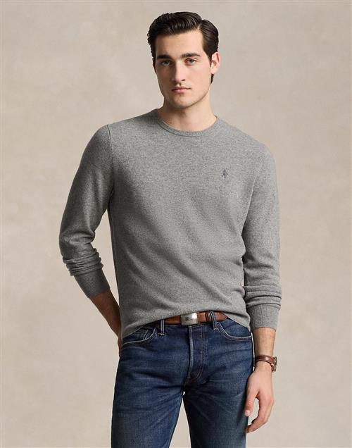 Polo Ralph Lauren 2/27 Merino Rwsls CN PP Mand Grå Sweaters Str S Merino - hos Magasin