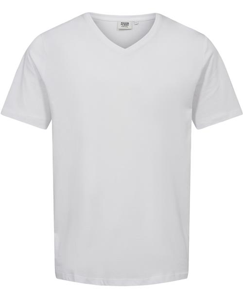 Magasin du Nord Collection Magasin Marvin 2 G Mand Bright White Kortærmede Tshirts Str S Bomuld