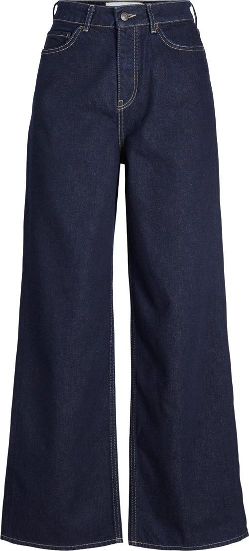 JJXX Jxtokyo Wide HW Cr6004 Noos Kvinde Dark Blue Denim Wide Jeans Str "30/""34" - hos Magasin