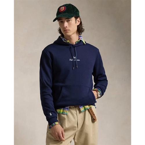 Se Polo Ralph Lauren 30/1 Double KNT Cvclsl-sws Mand Blå Hoodies Str S - hos Magasin ved Magasin