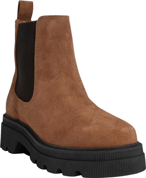 Shoe The Bear Stbsanna Chelsea S Kvinde Light Brown Chelsea Boots Str 40 - hos Magasin