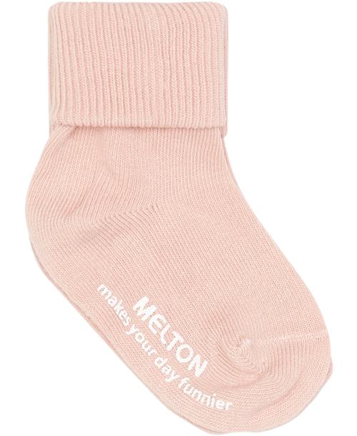 Melton Basic Sock ABS Str 23-26 - Lyserød Strømper hos Magasin