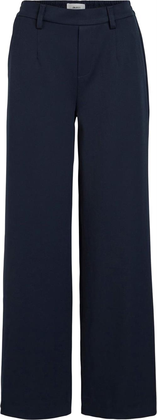 Object Objlisa Wide Pant Noos Kvinde Sky Captain Bukser Med Brede Ben Str 38 - hos Magasin