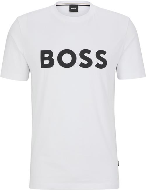 Se BOSS Tiburt 354 Mand Hvid Kortærmede T-shirts Str XXL - hos Magasin ved Magasin