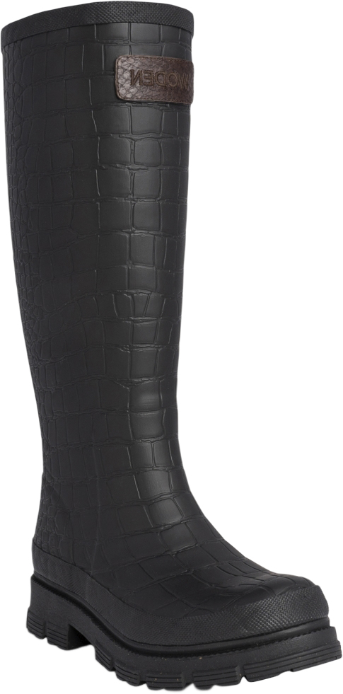 Se Woden Le Croco Waterproof Kvinde 020 Gummistøvler Str 40 - Bomuld hos Magasin ved Magasin