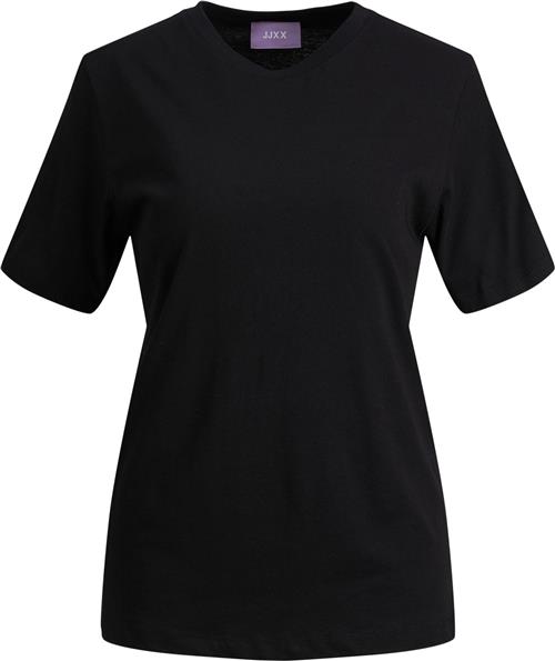 JJXX Jxanna SS Regular Every TEE Noos Kvinde Sort Kortærmede T-shirts Str XS - hos Magasin