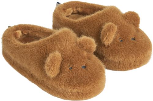 Liewood Aviaja Bear Slippers Golden Caramel Golden Caramel Hjemmesko Str 26/27 - hos Magasin