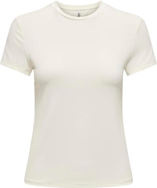 Se ONLY Onlea S/S TOP O Neck CS JRS Kvinde Hvid Kortærmede T-shirts Str M - hos Magasin ved Magasin