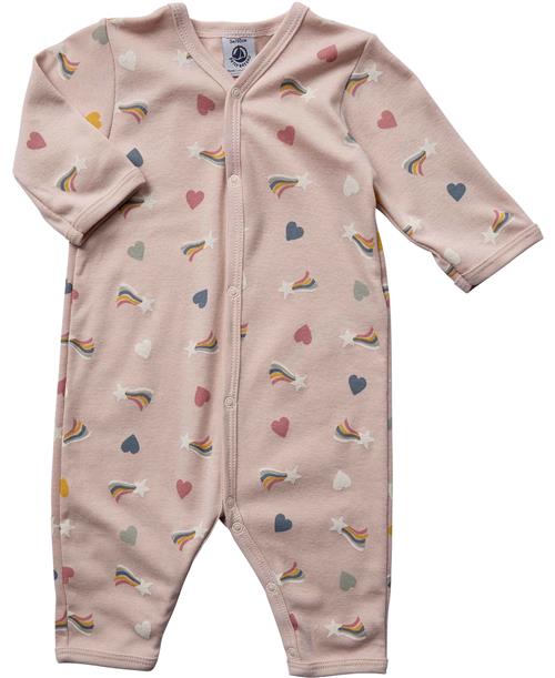 Se Petit Bateau Footless Sleepsuit 3M Str 3M - Saline/multico Nattøj hos Magasin ved Magasin