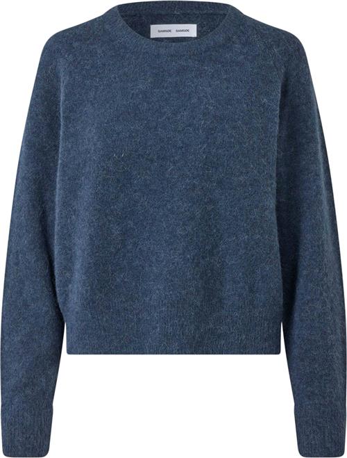 Samsøe Samsøe Nor on Short 7355 Kvinde Outer Space Sweaters Str XS - hos Magasin