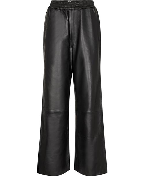 Magasin du Nord Collection Magasin Tana 2 LWG 100 Leather Pants Kvinde Black Læderbukser Str XS Læder