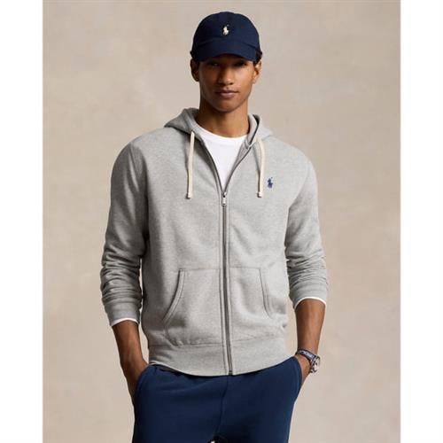 Se Polo Ralph Lauren RL Fleecelsl-knt Mand Andover Heather Hoodies Str S - hos Magasin ved Magasin