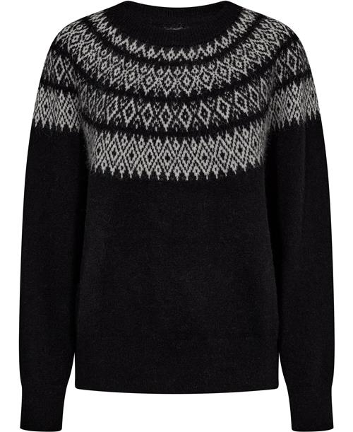 Se Magasin du Nord Collection Magasin Cindi 2 RWS Wool Kvinde Black Sweaters Str S Uld ved Magasin