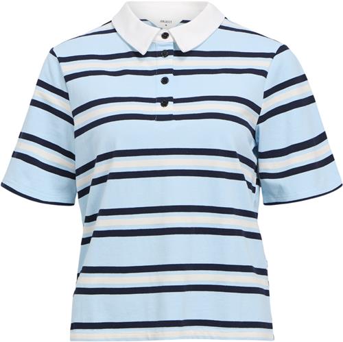 Se Object Objnana SS RE Polo TOP OTT 13 Kvinde Kentucky Blue/sky Captain-white Toppe Str XS - hos Magasin ved Magasin