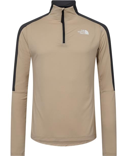 The North Face M MA 1/4 ZIP LS TEE Granite Sand/an Mand Granite Sand/an Fleece Str XL - hos Magasin