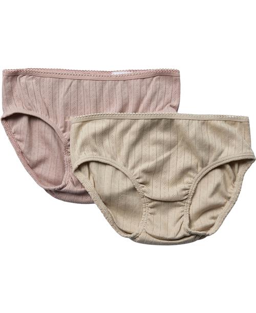 BAKITO by Magasin Du Nord Collection BAKITO by Magasin Ava Briefs 2pack Organic Gots Str 2 Adobe Rose Underbukser Bomuld