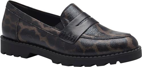 Se Tamaris 124343-43 Kvinde Leopard Loafers Str 42 - hos Magasin ved Magasin