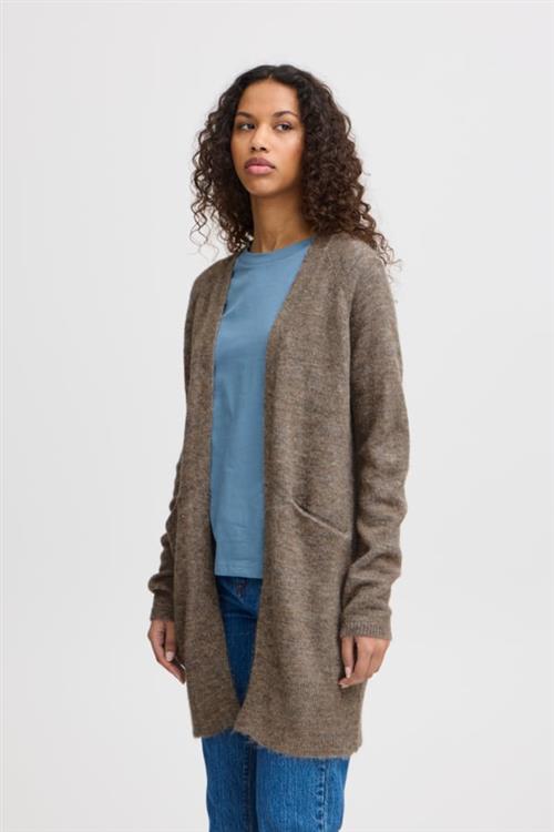 Se ICHI Ihkamara CA2 Kvinde Fungi Cardigans Loose Fit Str L - hos Magasin ved Magasin