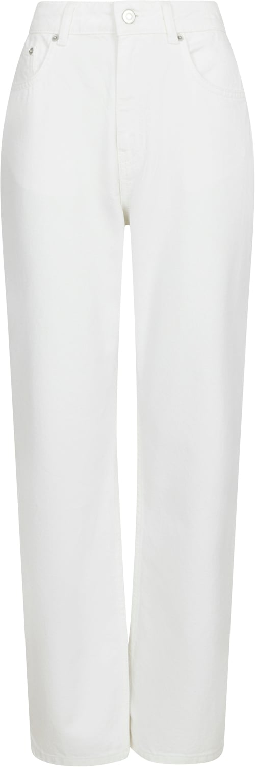 Neo Noir Simona D Pants Kvinde White Straight Jeans Str 40 - Denim hos Magasin