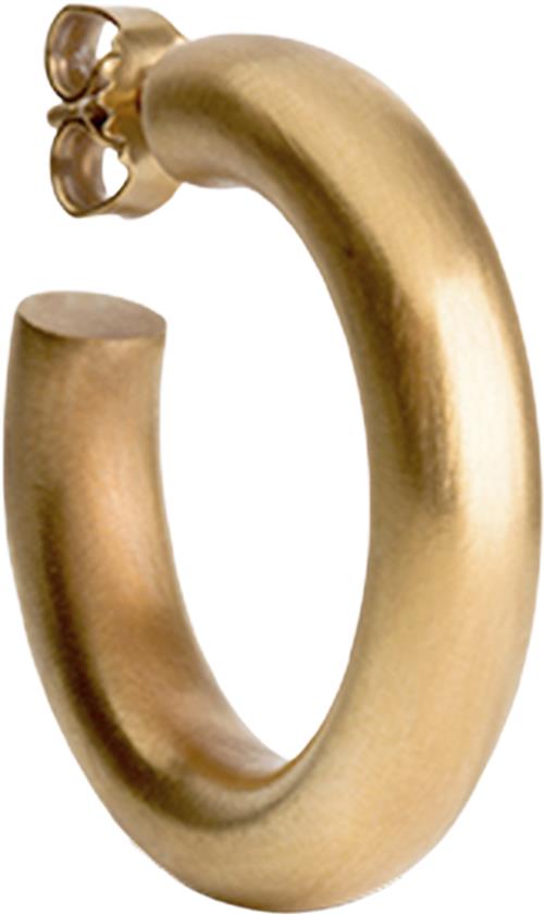 Se Jane Kønig Chunky Hoop, Goldplated Sterling Silver One Size - Creoler hos Magasin ved Magasin