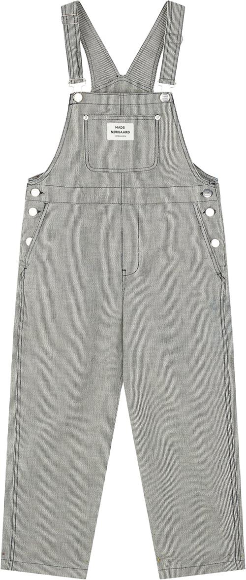 Mads Nørgaard - Copenhagen Milk Fidel Overall Pants Str 4 år - Estate Blue/cloud Dancer Buksedragter hos Magasin