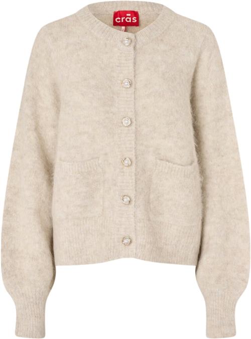 Se Cras Steviecras Cardigan Kvinde Champagne Cardigans Str 40 - hos Magasin ved Magasin