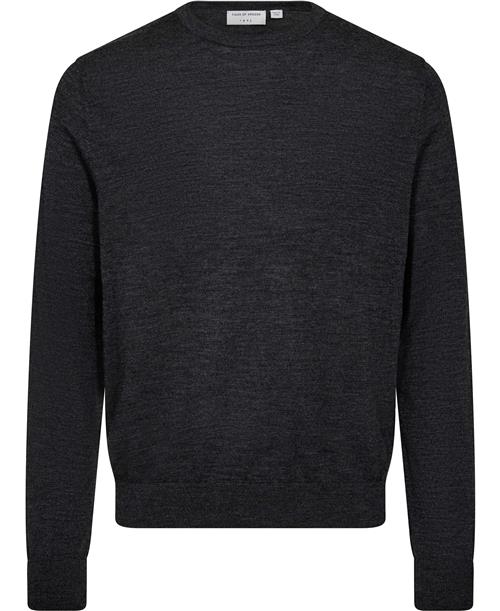 Se Tiger of Sweden Connor RWS Grey Stree/s Mand Grey Street Sweaters Str L - hos Magasin ved Magasin