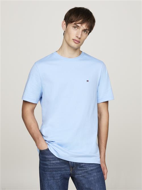 Tommy Hilfiger Essential REG FIT Solid TEE Mand Vessel Blue Kortærmede T-shirts Str M - hos Magasin