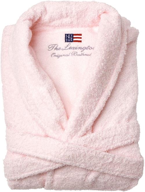 Lexington Lexington Original Bathrobe Pink Morgenkåber Str M - hos Magasin