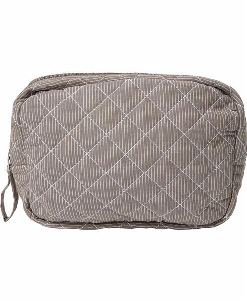 Magasin du Nord Collection Magasin Moira 3 Makeup bag Fossil ipe XS Toilettasker Bomuld