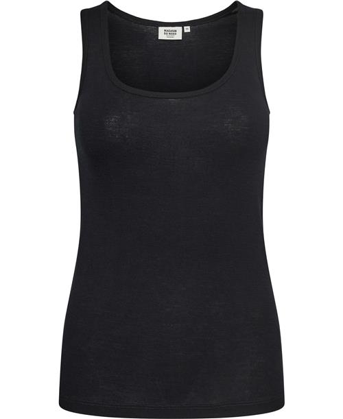 Magasin du Nord Collection Magasin Celia 2 100 RWS Merino Wool Kvinde Black Tanktoppe Str S Merino