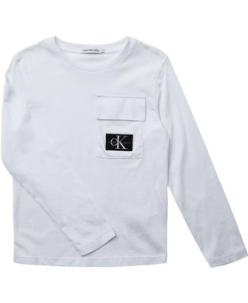 Calvin Klein Long Sleeve Tshirt Str 10 år - Yaf Langærmede T-shirts Bomuld hos Magasin