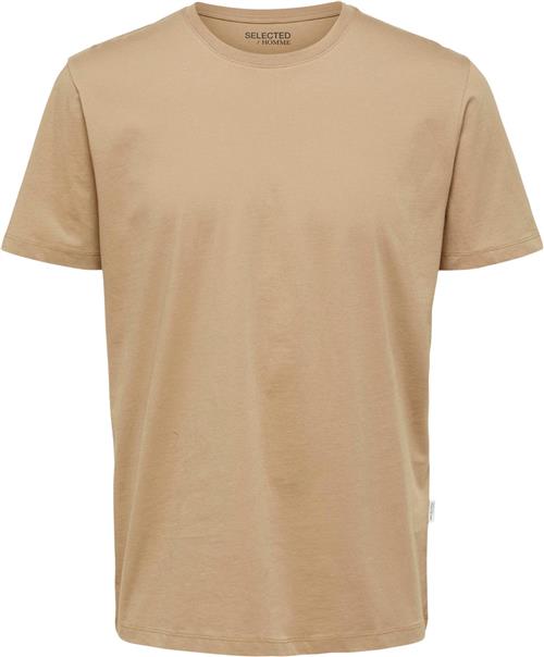 Selected Homme Slhaspen SS Oneck TEE W Noos Mand Kelp Kortærmede T-shirts Str M - hos Magasin