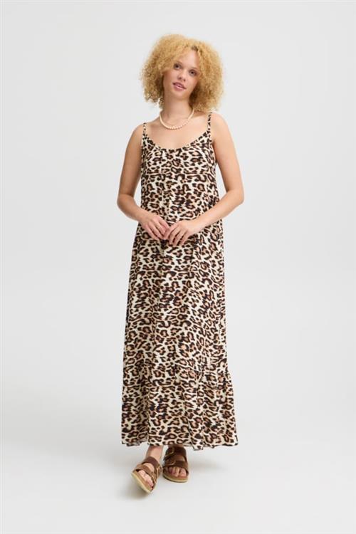 Sorbet Sballissa Strap Dress Kvinde Animal Maxi Kjoler Str L/XL - hos Magasin