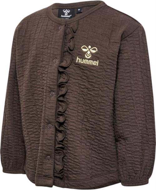 Se Hummel Hmlissa Sweat Jacket Str 3 år / 98 cm - Chocolate Brown Sweatshirts hos Magasin ved Magasin